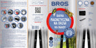 Bros Siatka magnetyczna moskitiera na drzwi klik 100 x 220 cm czarna kurtyna przeciw owadom, ochrona przed komarami i