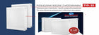 Grzejnik DIAMOND C22 600x900mm boczny ze wspornikami 1479W (75°) gd506 płytowy 900 mm 600 mm grzewcza biały