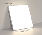Lampa łazienkowa sufitowa lampa plafon LED biały nowoczesna 4500K 43W oprawa prostokątna, neutralna barwa światła
