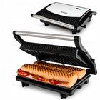 Opiekacz grill elektryczny airdweller 1000W do kanapek panini toster 180° nominalna czarny