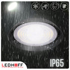 Lampa przemysłowa LED UFO do magazynu Hali 150W 22500lm hermetyczna HighBay oprawa fabryczna do warsztatu, czarna
