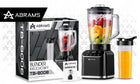 Blender kielichowy szklany 1,5l mikser do smoothie koktajli ostrza tytanowe