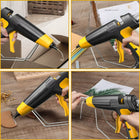 PISTOLET DO KLEJU NA GORĄCO 120W 11mm 2x DYSZA DO KLEJENIA KLEJARKA WKŁADY rękodzieło, dekoracje, naprawy, temperatura