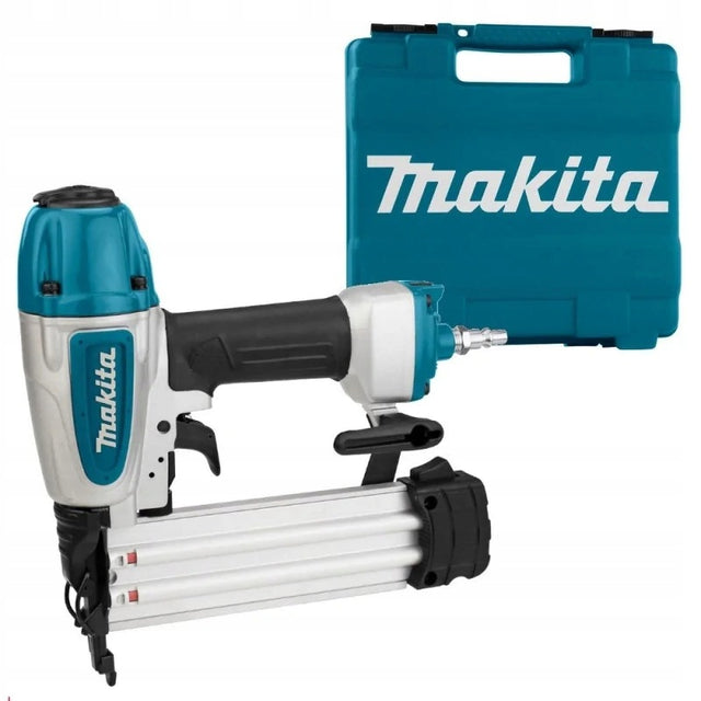 Gwoździarka pneumatyczna 15-50MM AF506 makita osadzak do gwoździ, do montażu i prac stolarskich, obsługuje gwoździe do 50 mm, waga 1,3 kg