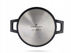Garnek z pokrywą zwieger aluminiowy nonstick indukcja black stone 24cm 3,5l rondel kuchenny do zup i potraw