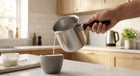Tygielek Do Kawy 800ml Garnek Do Mleka Indukcja Gaz Fackelmann 800 ml czarny, srebrny, szary stal