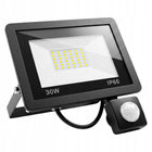 Halogen LED z czujnikiem ruchu naświetlacz lampa 30W 4500K zewnętrzny IP66 reflektor do ogrodu i podjazdu, 3300 lm