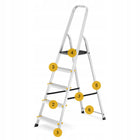 Drabina aluminiowa domowa jednostronna schodki higher 5 stopni 125kg wysokość robocza 2,98 m podest 98 cm lekka 3,8 kg