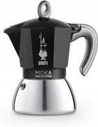Kawiarka klasyczna Bialetti New Moka Induction 6tz czarna 280 ml 0 w czarny aluminium, stal nierdzewna