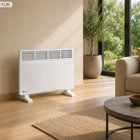 Grzejnik elektryczny energooszczędny konwektorowy przenośny Wifi 1500W NUO+ 620 mm 430 mm grzewcza biały