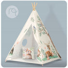 Tipi namiot dla dzieci teepee wigwam poduszka stabilizator leśne zwierzątka domek do zabawy, kryjówka, bawialnia