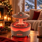 Nawilżacz powietrza RGB UFO parowy aromaterapia grzybek 200 ML pilot cichy nawilżacz parowy 15.6 w