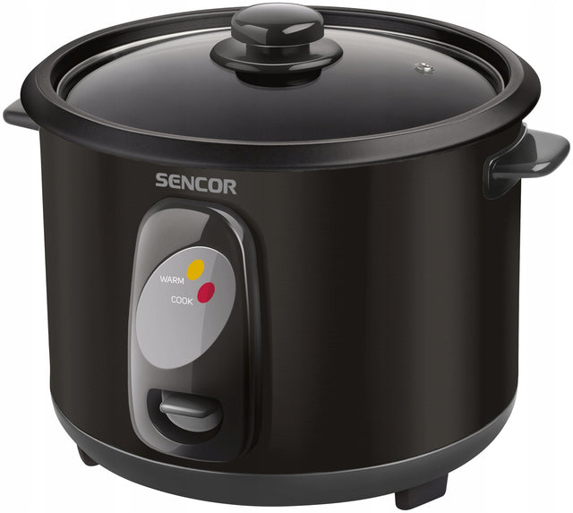 Ryżowar Garnek do gotowania na parze Sencor 1l 400W Czarny Keep Warm do 6H 1 l 400 w