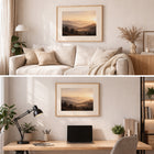 Ramka sosnowa klasyczna 50x70 na zdjęcie ekologiczna drewno boho B2 oprawa fotograficzna beżowa, dekoracja ścienna do