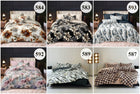 ELEGANCKA POŚCIEL 200x220 KOMPLET DWUSTRONNA + 2 POSZEWKI 70x80 DUŻO WZORÓW satynowa bawełniana, zapinana na zamek