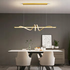 Lampa wisząca toolight złota 120 cm zintegrowane LED oprawa sufitowa aluminiowa, ciepła barwa światła, jednopunktowa