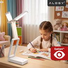 Lampka Biurkowa LED Szkolna na Biurko Regulowana Bezprzewodowa Podwójna lampa do czytania, dotykowa, ściemniana