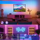 5m Muzyczny neon flex Led rgbic 5V DC Aplikacja Bluetooth taśma dekoracyjna do pokoju, wąż świetlny, synchronizacja z