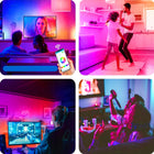 Plafon LED lampa RGB sufitowa głośnik bluetooth pilot aplikacja barw CCT oświetlenie do salonu, sypialni i pokoju