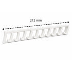 Uchwyt na Pokrywki ikea 365+ 10 Miejsc Wieszany Organizer do Kuchni Biały 21.2 cm 3 cm 12 cm uniwersalne