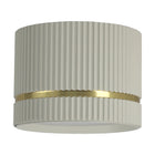 Oprawa Halogenowa Sufitowa LED Tuba GX53 Spot Natynkowa Ryflowana Beżowa oczko oświetleniowe, plafon do salonu, kuchni