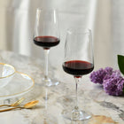 Kieliszki do czerwonego wina infinity krosno 6szt duże nowoczesne merlot szkło, 580 ml, bezbarwne, można myć w zmywarce