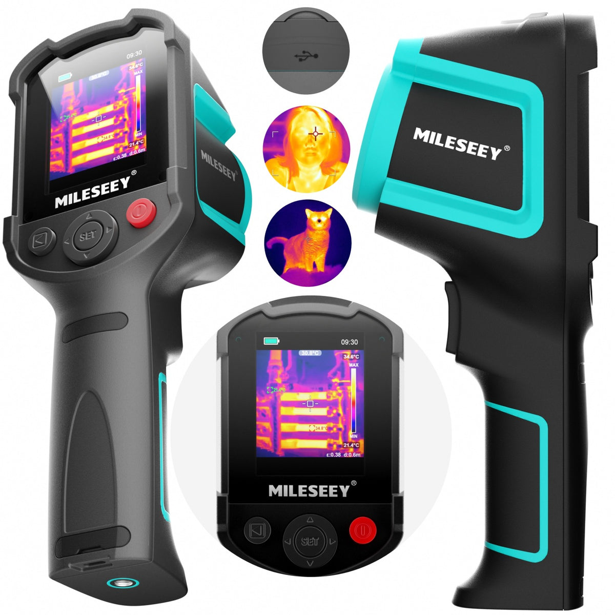 KAMERA TERMOWIZYJNA PRO –20 +550 USB-C 2.8" LCD ALARM CE ZAPIS ZDJĘĆ termowizor, miernik temperatury, detektor ciepła