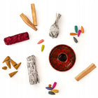 Podstawka pod Kadzidełka Ceramiczna do Palo Santo Szałwii Kominek 11cm kadzielniczka do kadzidła, palenia ziół i