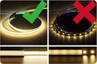 Samoprzylepna taśma LED neon pasek COB 12V neutralna 4000K 320diod /m 3m do podświetlenia wnętrz, oświetlenie