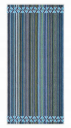 Ręcznik kąpielowy Zwoltex peru 70x140 cm bawełna egipska zielone paski blue zielony frotte