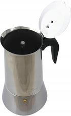 Kawiarka zaparzacz do kawy espresso 12 filiżanek 600 ml indukcja edenberg kafetiera moka, stalowa srebrna