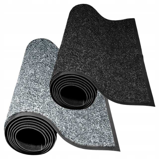 Wycieraczka Wejściowa pod Drzwi Duża Gumowa Chłonna Mata Podłogę 80x120 XXL dywanik do przedpokoju i korytarza, wielokolorowa, 7 mm