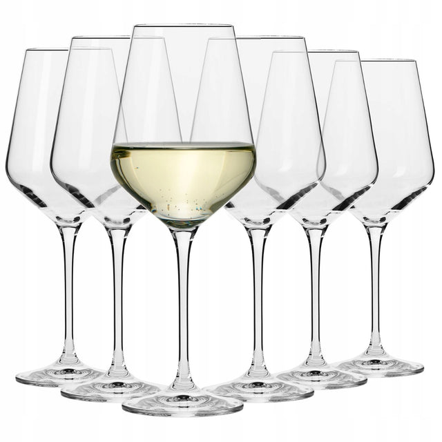 Kieliszki do wina białego Avant-Garde krosno 6szt szkło 450 ml, bezbarwne, można myć w zmywarce
