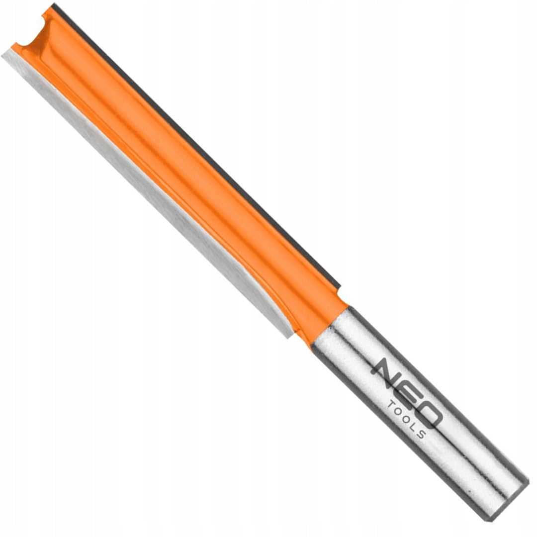 FREZ PROSTY DO DREWNA ROWKÓW 10mm x 50mm TCT trzpień 8mm 56-207 palcowy, narzędzie stolarskie, węglik spiekany, kanały