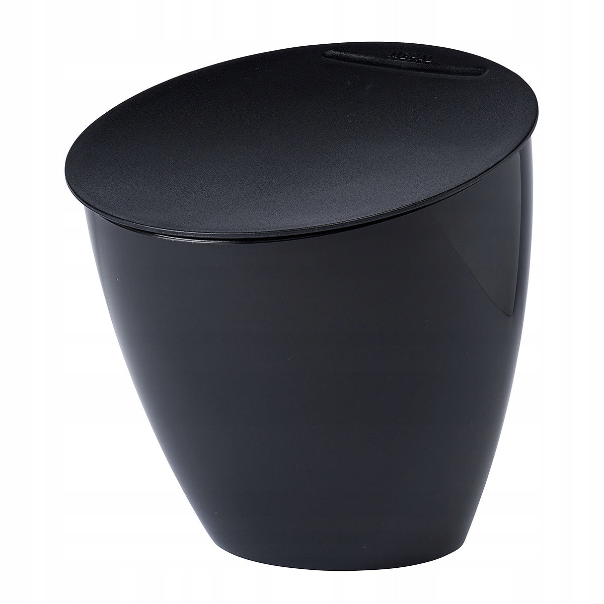Mepal kosz na odpadki calypso 2200 ML nordic black na blat kuchenny pojemnik do segregacji plastiku, tworzywo sztuczne
