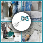 MIESZADŁO DO KLEJU BETONU ZAPRAWY ELEKTRYCZNE + 2x MIESZALNIK FARB GIPSU mikser budowlany do cementu, 1400 W, 120 mm, 1