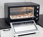 Mini Piekarnik 65l suszarka do grzybów - termoobieg rożno światło 2x szyba 65 l 2000 w czarny