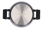 Garnek z pokrywą zwieger aluminiowy nonstick indukcja black stone 24cm 3,5l rondel kuchenny do zup i potraw