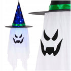 Duch w kapeluszu dekoracja halloween duszek świecący wiszący ozdoba LED straszydło na imprezę tematyczną, aranżacja