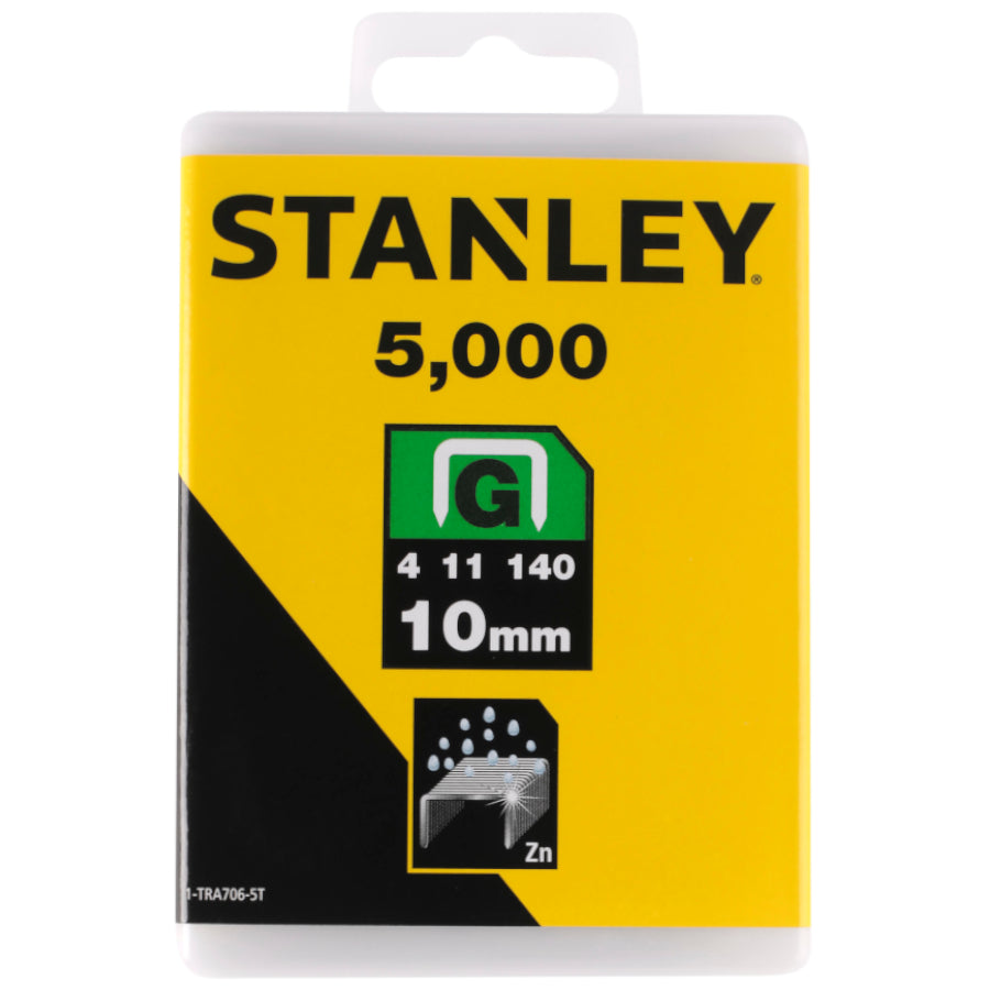 Stanley TRA706-5T zszywki G 10mm/3/8'' 5000szt. klamry tapicerskie typ G do zszywacza ręcznego