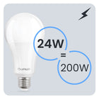 6x Żarówka LED E27 A67 24W = 200W 3452lm 4000K Neutralna 260° lumiled źródło światła do lamp i opraw, klasyczna forma