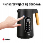 Czajnik elektryczny 2200W 1,7 l 5 zapisanych programów czarny Eldom C550 1.7 l 2200 w metal, tworzywo sztuczne