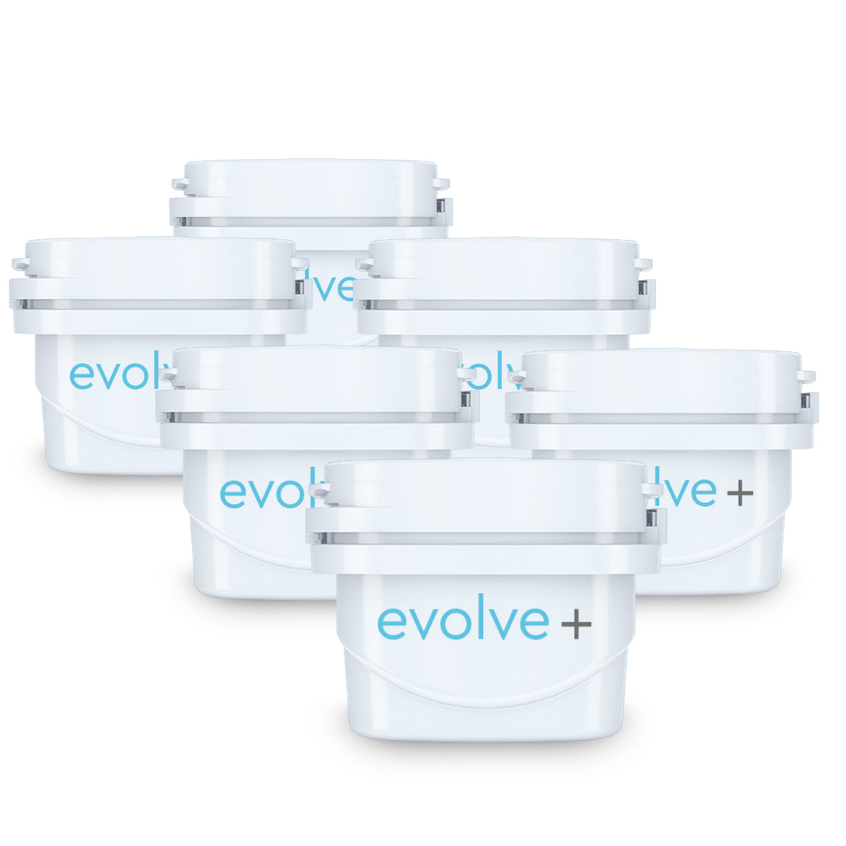 Wkład filtr Aqua Optima Evolve+ 6 szt do brita maxtra dafi unimax aquaphor biały