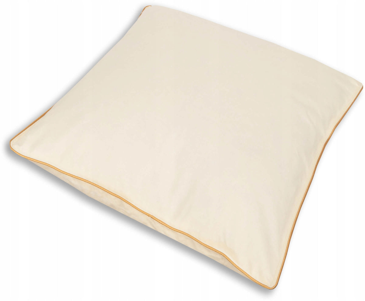 Poduszka puchowa 40x40 0,3kg 100% puch kremowa jasiek do spania, wkład do poszewki, podpora pod głowę