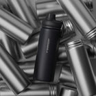 Butelka termiczna termos na herbatę Wessper B3 Thermosteel 500 ml ze słomką pojemnik na napoje czarny, do mycia w