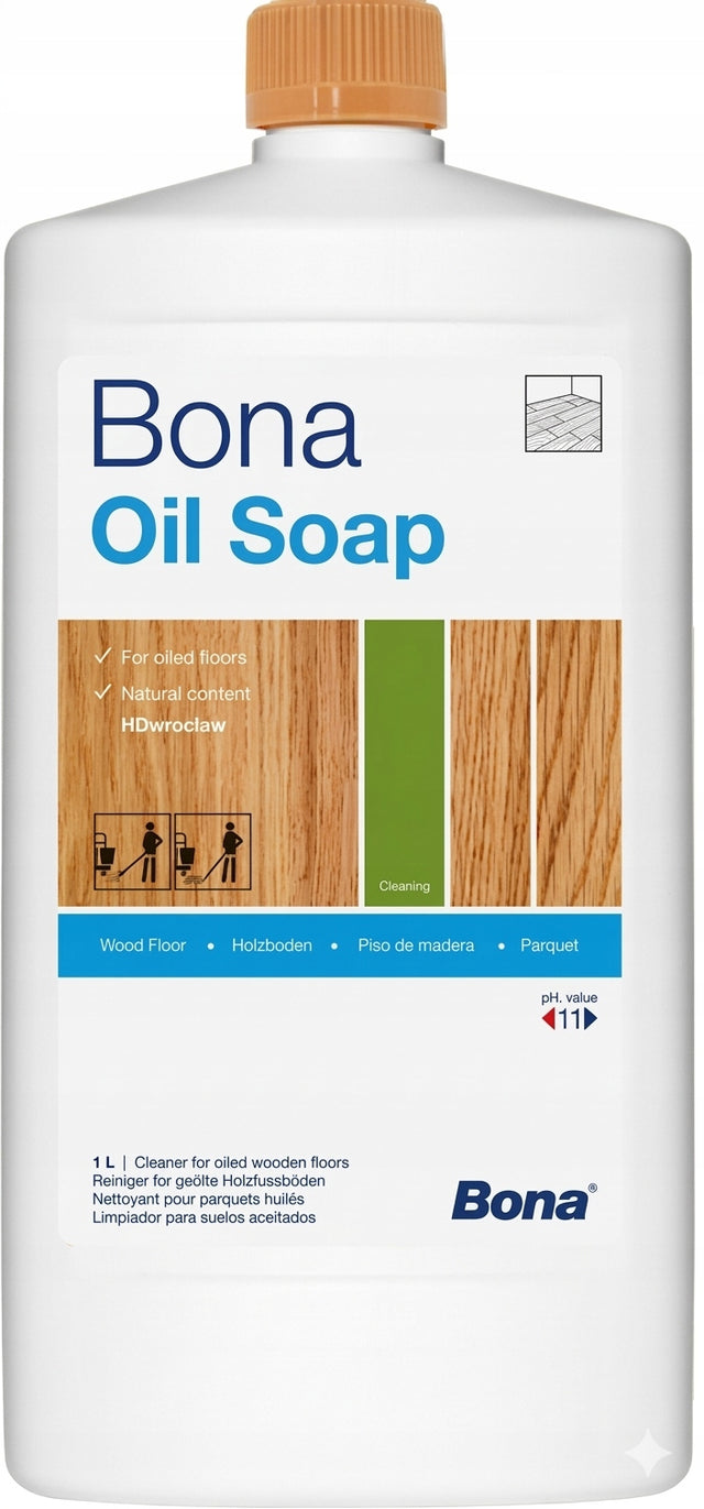 Bona soap 1l płyn do mycia i pielęgnacji podłóg drewnianych olejowanych
