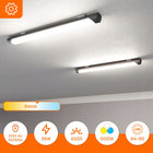Lampa LED Oprawa Sufitowa 36W 60cm 4320 lm Natynkowa Do Garażu Warsztatu plafon prostokątny czarny, neutralna barwa