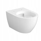 Miska WC wisząca wirowa cersanit ZEN PRO oval z deską wolnoopadającą slim bezkołnierzowa, odpływ poziomy, rimless