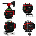 Poziomica laserowa 360 płaszczyznowa hilda 4D MAX laser krzyżowy statyw 1,6 zielony niwelator budowlany 16 linii IP65