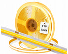 Taśma LED Neon COB 12V 11W/m 8mm 480 diod 2700K amber bardzo ciepła - 5m pasek świetlny do podświetlenia wnętrz